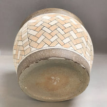 Load image into Gallery viewer, Large Stoneware Pottery Earthtone Decorative Planter (9x12)
