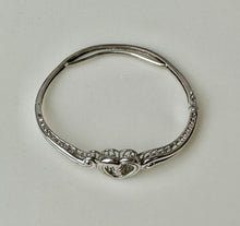 Load image into Gallery viewer, Ashton Drake Thomas Sterling Diamond Accent Lighthouse Hinged Bangle Bracelet
