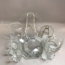 Load image into Gallery viewer, Arcoroc France Octime Clear Glass 16 Piece Dish Set Mugs Plates Bowls
