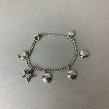 Load image into Gallery viewer, Vintage Sterling Sorority Charm Bracelet (7.5")

