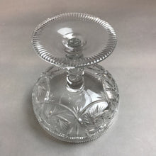 Load image into Gallery viewer, Vintage Crystal Compote Candy Dish (7&quot;)
