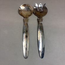 Load image into Gallery viewer, Silverplate Serving Spoon&amp; Salad Fork (12&quot;) Set Of 2
