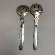 Load image into Gallery viewer, Silverplate Serving Spoon&amp; Salad Fork (12&quot;) Set Of 2
