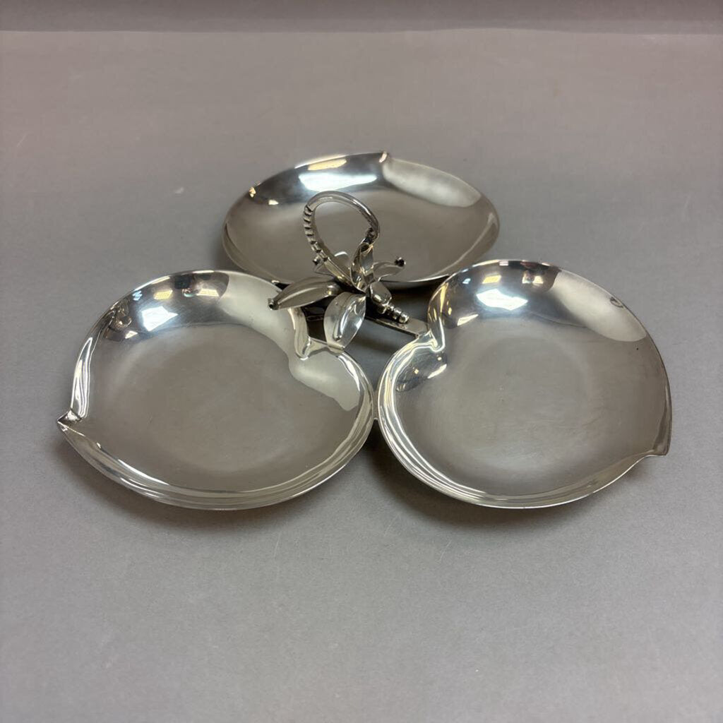 Silverplate Royal Hickman 3 Part Dish With Handle (3x9)