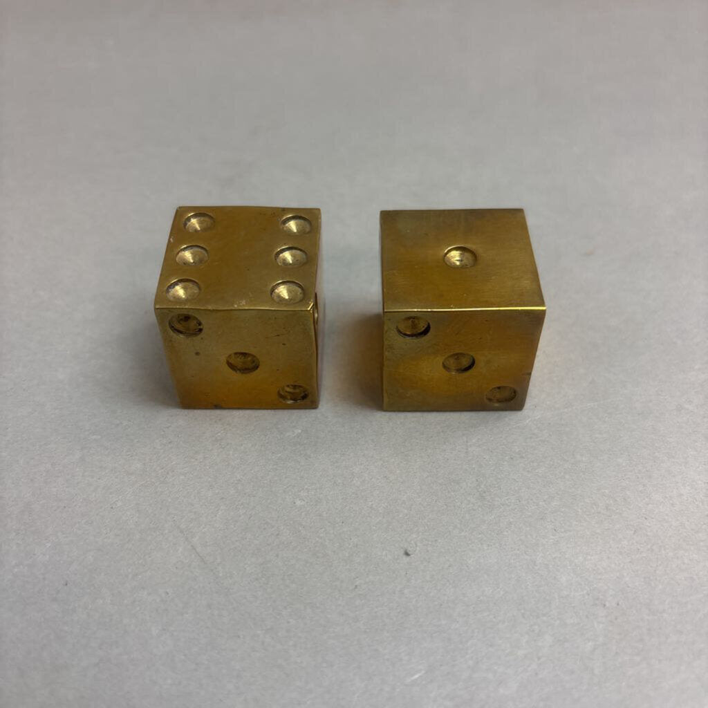 Pair of Brass Dice (1