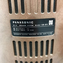 Load image into Gallery viewer, Vintage Panasonic SB-84 Speakers Pair (~10x8.25)
