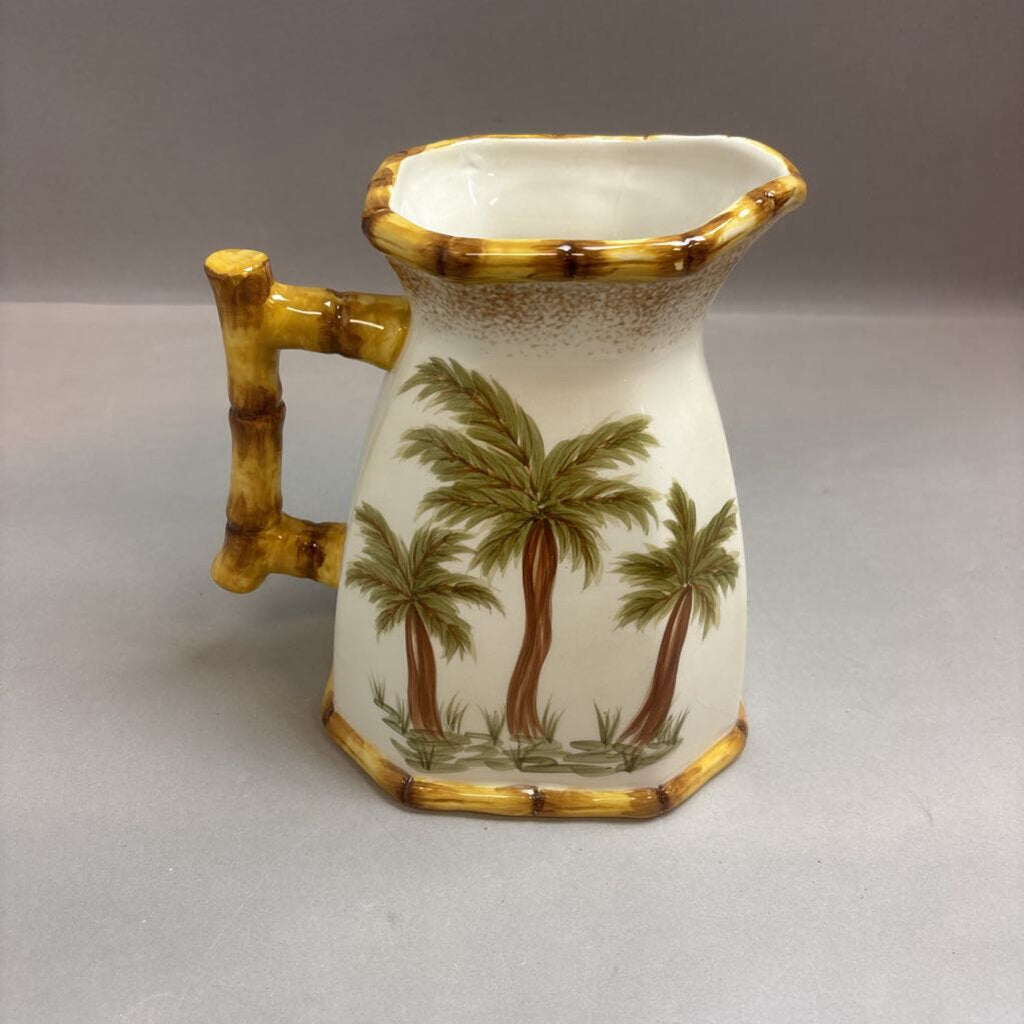 Palm Tree Pitcher (8