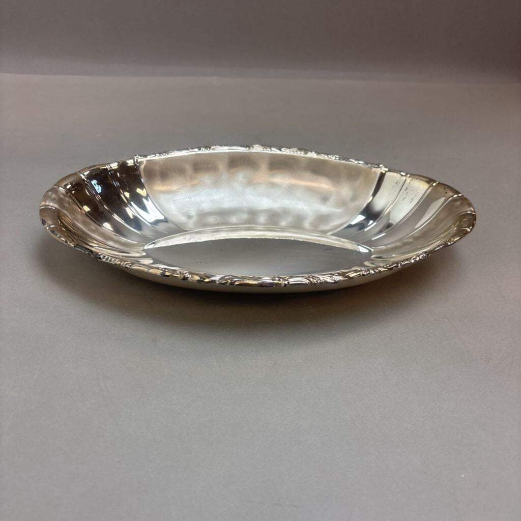 Ikora Silverplate Oval Serving Bowl (11x7)