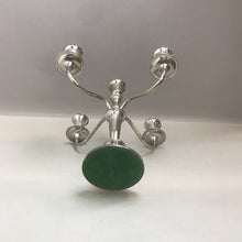 Load image into Gallery viewer, Silverplated 5 Arm Candelabra (10.5&quot;)
