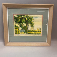 Load image into Gallery viewer, Framed Watercolor Print &quot;Red Chimneys&quot; By William Mck. Spierer (16x14)
