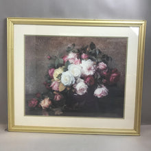 Load image into Gallery viewer, Gold Framed Floral Still Life Print (29.x33.5)
