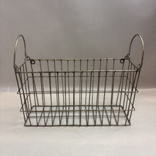 Load image into Gallery viewer, Vintage Wire Basket With Handles (18x6x10

