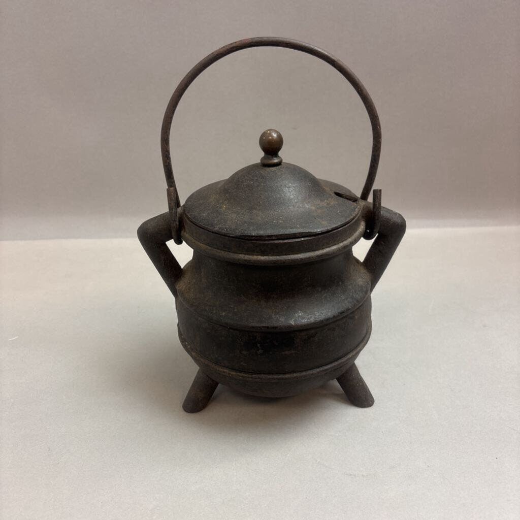 Vintage Cast Iron Smudge Pot (8