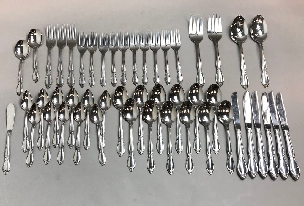 Oneida Chatelaine Silverplate Flatware Set (49pc)
