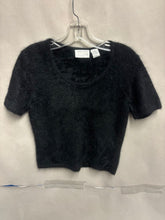 Load image into Gallery viewer, Ladies Preview Collections Angora Blend Short Sleeve Top Size L

