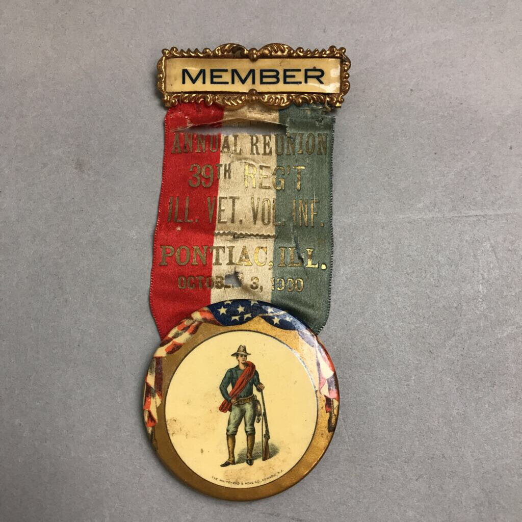 Vintage Pontiac ILL. Vet. Vol. INF.Ribbon (5