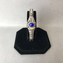 Load image into Gallery viewer, Vintage Sterling Lapis Lazuli Cuff Bracelet
