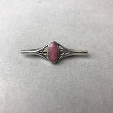 Load image into Gallery viewer, Vintage 800 Silver Rhondonite Brooch Pin (1.5&quot;)
