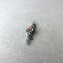 Load image into Gallery viewer, Vintage 800 Silver Rhondonite Brooch Pin (1.5")
