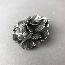 Load image into Gallery viewer, Vintage 1930s Danecraft Sterling 3D Floral Brooch Pin (2")
