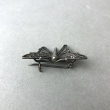 Load image into Gallery viewer, Vintage Sterling Filligree Butterfly Brooch Pin (1.5")
