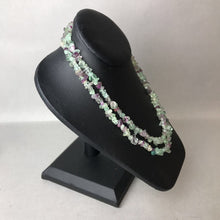 Load image into Gallery viewer, Flourite Crystal Chip Beaded Necklace (36&quot;)

