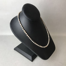 Load image into Gallery viewer, Gray Freshwater Pearl Sterling Clasp Necklace (18")
