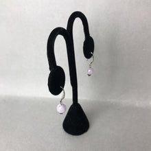 Load image into Gallery viewer, Sterling Flourite Bead Earrings (1.25")
