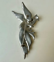 Load image into Gallery viewer, Vintage Rhinestone Pave Huge Bird Brooch Pin As-Is (4")
