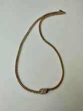 Load image into Gallery viewer, Vintage Anson Goldtone Rhinestone Necklace (17")
