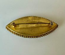 Load image into Gallery viewer, Vintage Italian Millefiori Micro Mosaic Floral Brooch Pin (2")
