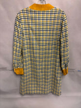 Load image into Gallery viewer, Ladies Vintage Florence Walsh New York Gold/Blue Dress Size 12
