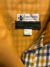 Load image into Gallery viewer, Ladies Vintage Florence Walsh New York Gold/Blue Dress Size 12
