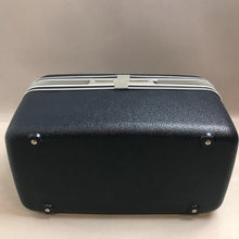 Load image into Gallery viewer, Vintage 1987 Samsonite Footed CarryPak 46 Blue Makeup Train Case - Mirror
