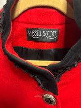 Load image into Gallery viewer, Russell Scott Wool Red Button Up Jacket
