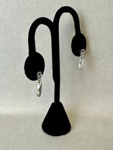 Load image into Gallery viewer, Sterling Amethyst Larimar Drop Earrings (1&quot;)
