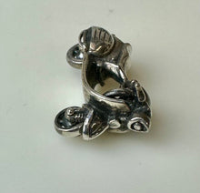 Load image into Gallery viewer, Vintage Sterling Vespa Scooter Pendant w/ Moveable Wheels (1.25&quot;)
