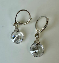Load image into Gallery viewer, Sterling Cubic Zirconia Drop Earrings
