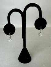 Load image into Gallery viewer, Sterling Cubic Zirconia Drop Earrings
