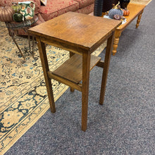 Load image into Gallery viewer, Oak Lamp Table AS IS (30x16x16)
