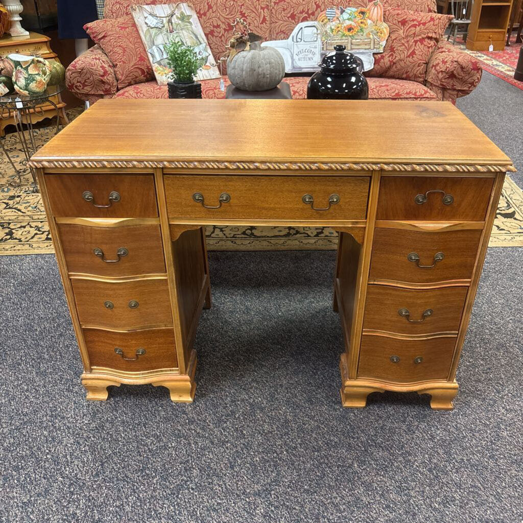 Mahogany Desk AS IS (29x41x23)