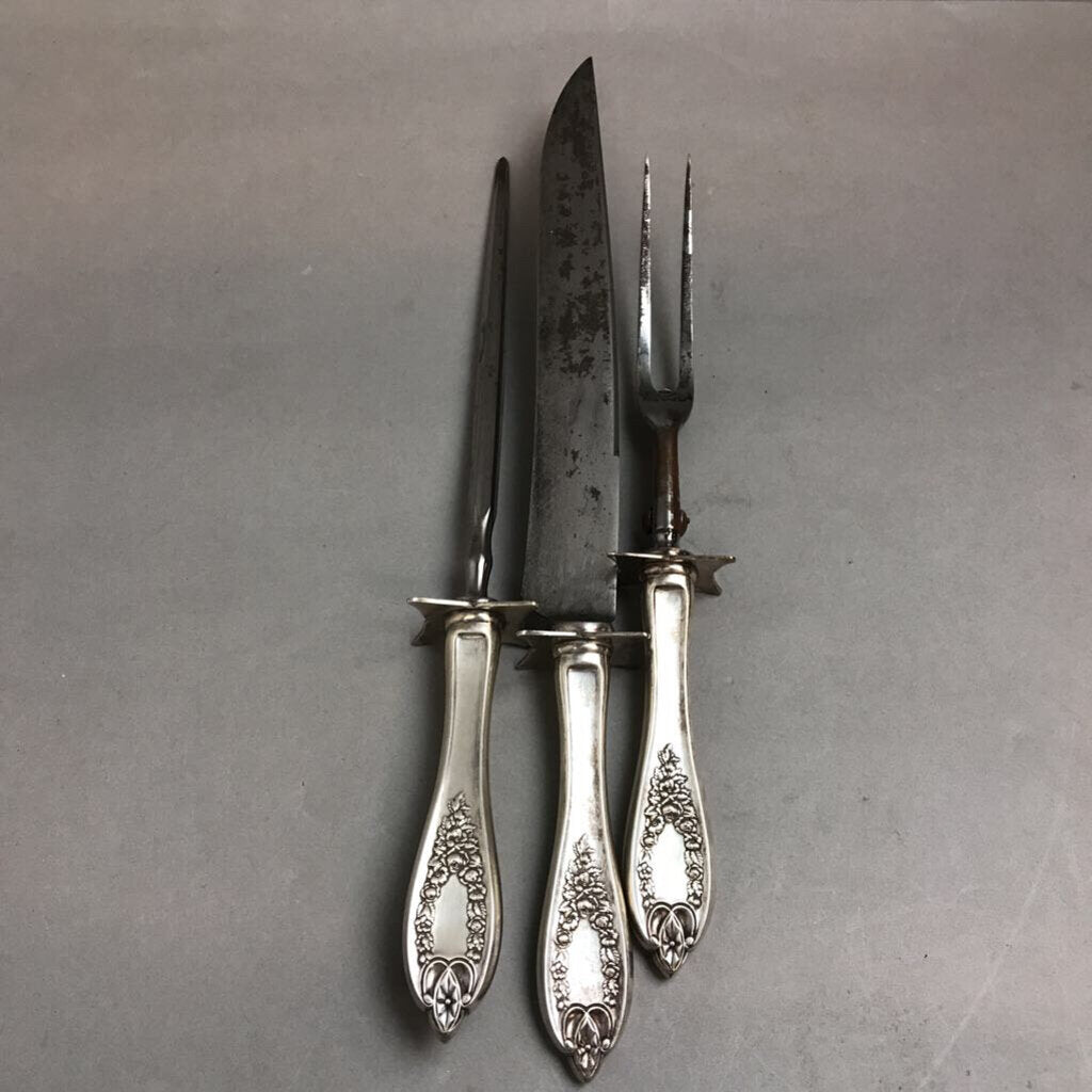 Rogers & Bro Silverplate Flatware 3 Piece Serving Set (14