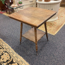 Load image into Gallery viewer, Oak Clawfoot Table (29x24x24) AS IS
