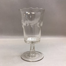 Load image into Gallery viewer, Antique EAPG Leaf &amp; Dart Footed Iced Tea Gass (7&quot;)
