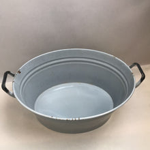 Load image into Gallery viewer, Gray Graniteware Oval Bucket / Tub (10x23x16)

