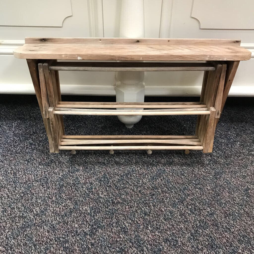 Vintage Wall Mount Drying Rack(18x30x6/37)