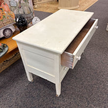 Load image into Gallery viewer, White 2 Drawer Dresser (26x38x19)
