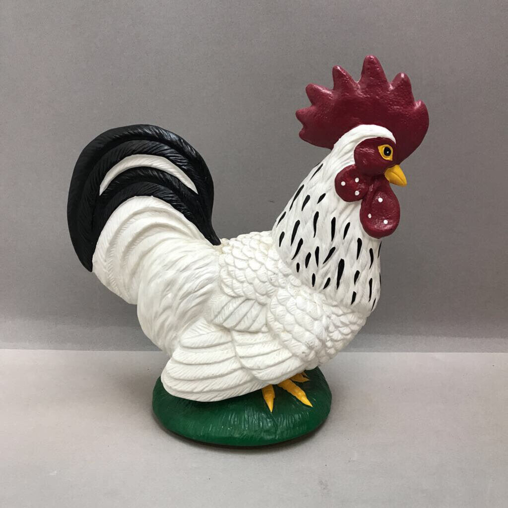 Motion Activated Crowing Rosoter Figurine (9.25x8x4.75)