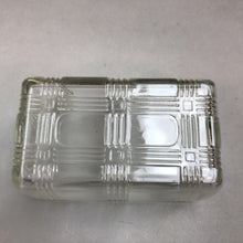 Load image into Gallery viewer, Hazel Atlas Depression Glass Criss Cross Square Refrigerator Dish with Lid (3x6x3)
