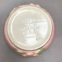 Load image into Gallery viewer, Vintage Hull Sun Glow Pink Oven Proof 7.5&quot; Lidded Caserole- Raised Flowers USA
